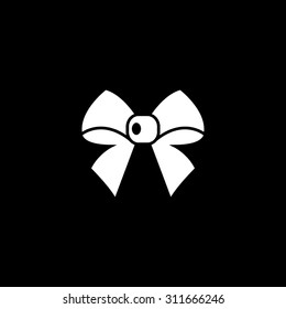 ribbon bow - vector icon