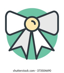 Ribbon Bow Vector Icon