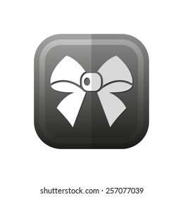  ribbon bow - vector icon, flat design