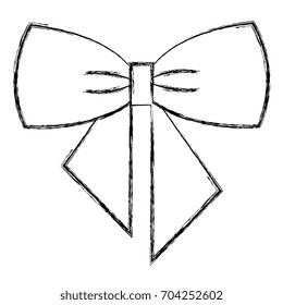 ribbon bown decorative icon