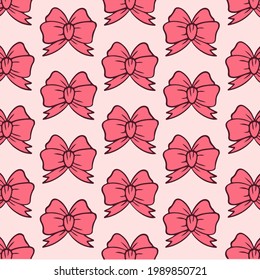 Fondo del patrón de arcos de cinta. Publicación en medios sociales. Ilustración vectorial.