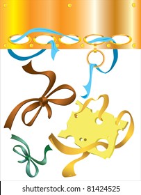 ribbon bows straps