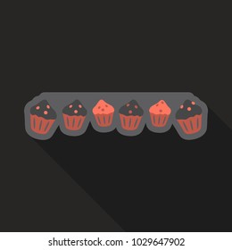 ribbon with cakes