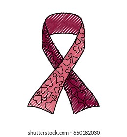 Ribbon cancer symbol