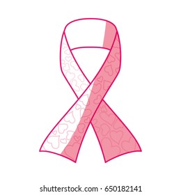 Ribbon cancer symbol