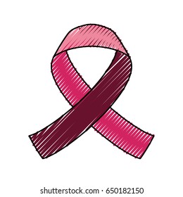 Ribbon cancer symbol