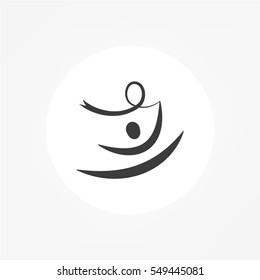Ribbon. Cancer symbol. Vector