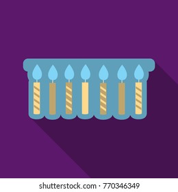 Ribbon with candles