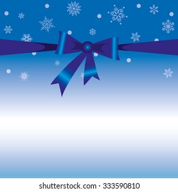 Ribbon Christmas Background Banner