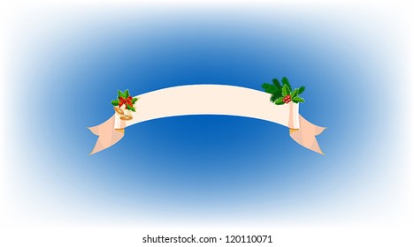 ribbon Christmas bells