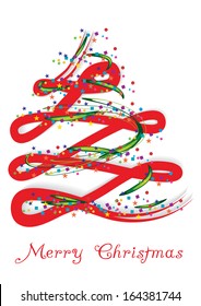ribbon christmas tree
