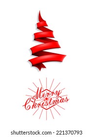 Ribbon Christmas tree