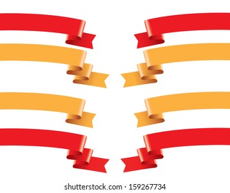 Ribbon collection.