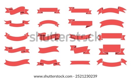 Ribbon collection, Soft colours ribbons set