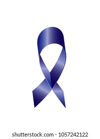 Ribbon commemorative blue