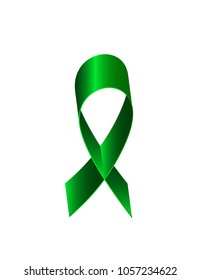 Ribbon commemorative green