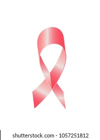 Ribbon commemorative pink