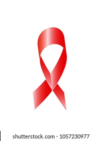 Ribbon commemorative red