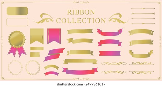 Ribbon decorations and decoration materials inspired by Halloween