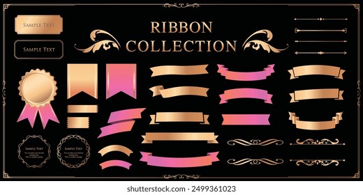 Ribbon decorations and decoration materials inspired by Halloween