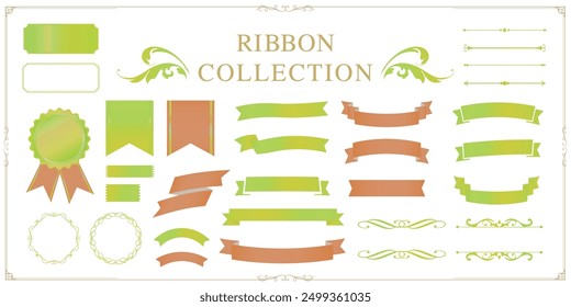 Ribbon decorations and decoration materials inspired by Halloween