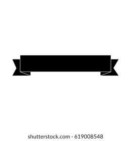 ribbon decorative frame icon