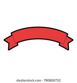 ribbon decorative frame icon