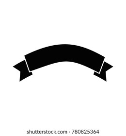 ribbon decorative frame icon