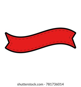 ribbon decorative frame icon