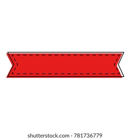 ribbon decorative frame icon