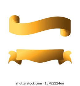 Ribbon design, Art decoration shop product card business celebration and advertising theme Vector illustration