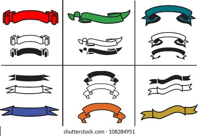 Ribbon For Design (Vector)