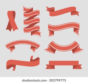 Ribbon digital design, vector illustration eps 10.