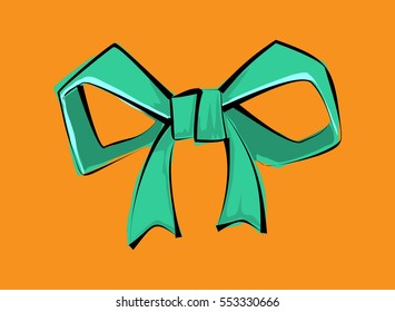 ribbon doodle
