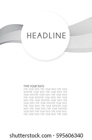 Ribbon effect minimal layout.