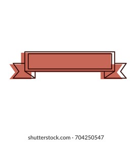 ribbon elegant frame icon