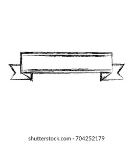 ribbon elegant frame icon