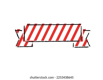 ribbon element. simple ribbon. Vector illustration.