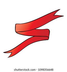 Ribbon Element in Vector Illustration