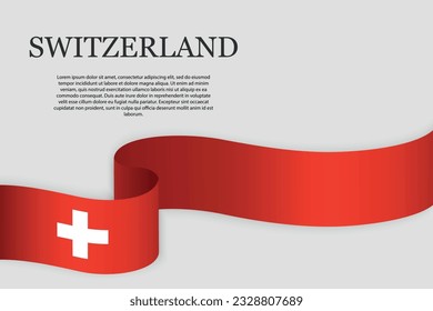 Die Flagge der Schweiz. Abstrakter Hintergrund