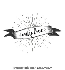 ribbon flame vector drawing sketch black and gold