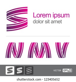 Ribbon fonts, symbol
