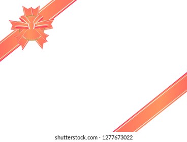 ribbon formal decor