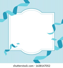 Ribbon frame background to be used for event banner