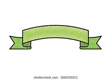 ribbon frame decorative icon