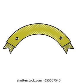 ribbon frame decorative icon