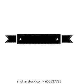 ribbon frame decorative icon