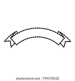 ribbon of frame decorative icon
