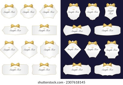 ribbon and frame design template 01.
It is a template that can be freely customized as a ribbon and frame.