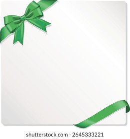 Ribbon frame
Green ribbon (square)